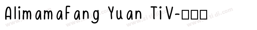 AIimamaFang Yuan TiV字体转换
